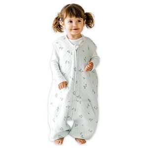 Tealbee Dreamsuit Sleep Sack, sz. 12 mo.-2T, Croissant pattern